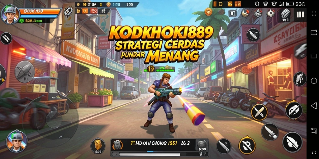 Screenshot gameplay KODOKHOKI889 menunjukkan konfrontasi strategi yang intens.