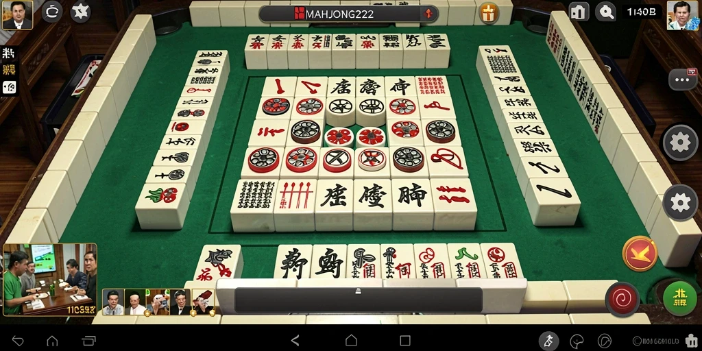 Tampilan menarik dari gameplay Mahjong di MAHJONG222.