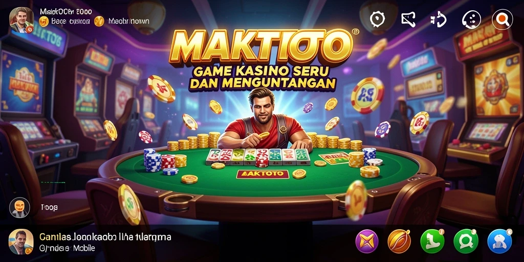 Tampilan grafis MAKTOTO yang menarik dalam permainan Kasino.