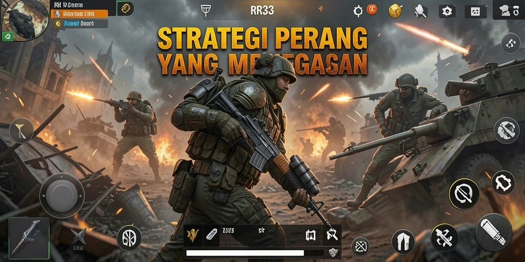 Tangkapan layar menunjukkan pertempuran strategis yang intens di <strong>RR33</strong>.